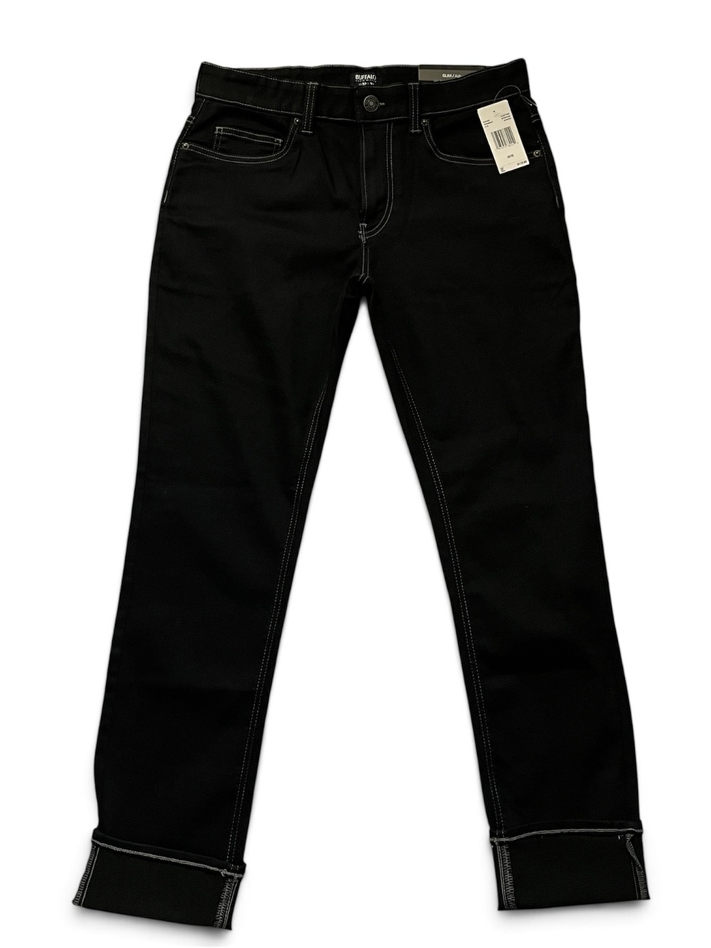 Buffalo David Bitton Black Jeans Slim Ash
